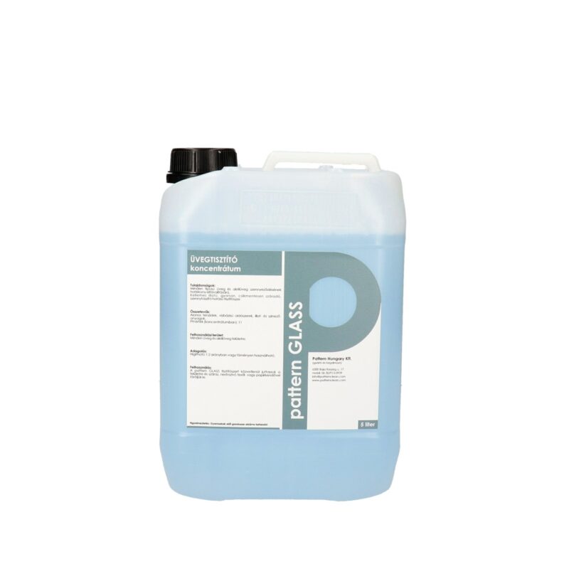 pattern glass professzionalis uvegfelulet tisztito 5l