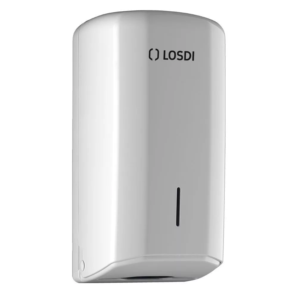 losdi-hajtogatott-toalettpapir-adagolo-abs-feher Losdi hajtogatott toalettpapír adagoló ABS fehér