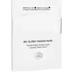 WC ülőke takaró papír, higiénikus alátét 200 db-os, 10 csomag/karton