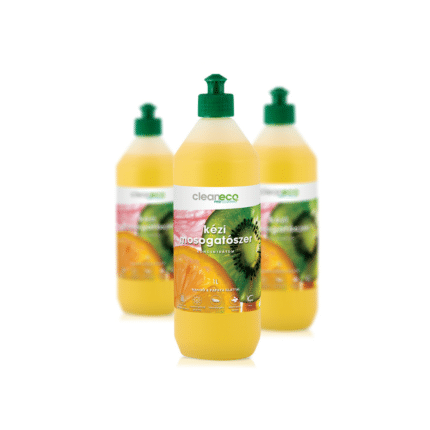 IP.Kézi mosogatószer Cleaneco 1L mangó papaya illatban SPORTKUPAKKAL