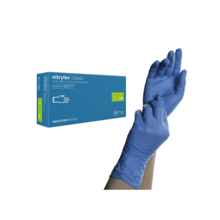 MERCATOR Nitrylex Classic kesztyű A100 Kék 100db/doboz