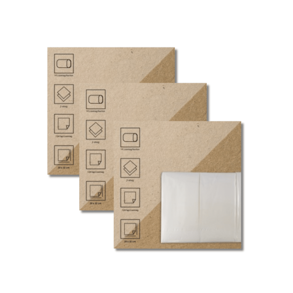 ptettermi-szalveta-1-8-hajtasu-2rtg-3332cm-100cell-feher-125lap-csom-14cs-karton PT.Éttermi szalvéta, 1/8 hajtású, 2rtg., 33*32cm, 100%cell., Fehér, 125lap/csom., 14cs/karton