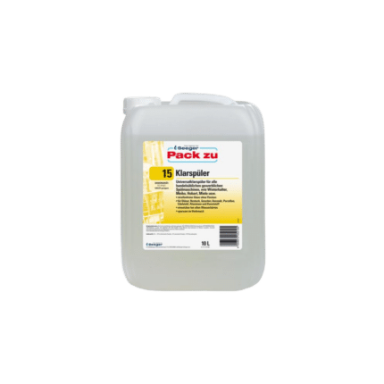 Pack zu 15, Gépi öblítőszer 10L