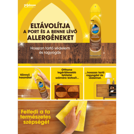 Pronto Wood Polish Classic bútorápoló aeroszol 250ml b
