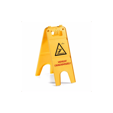 Filmop Csúszásveszély tábla (Magyar nyelvű felirattal)