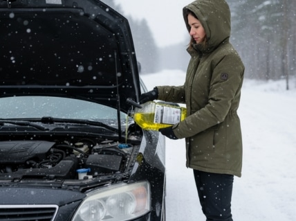 Téli szélvédőmosó